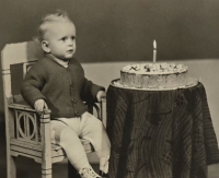 Sylva's brother Miroslav, when he was one year old