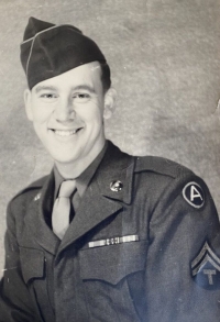 Sergeant George Salesky, who participated in the liberation of the town of Sušice on May 6, 1945 and fell in love with 19-year-old Sylvia Trnková