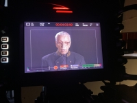 During filming in the Plzeň studio