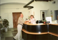 Marie Kábelová in Agrobank, 1995