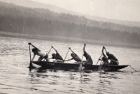 Scouting with the legendary "Five", 1950s