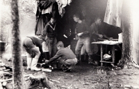 Scouting with the legendary "Five", 1950s