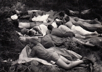 Scouting with the legendary "Five", 1950s