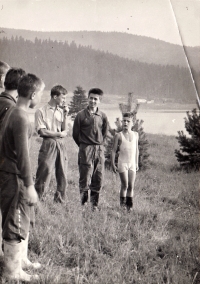 Scouting with the legendary "Five", 1950s