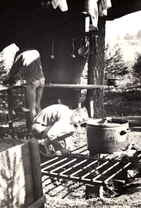 Scouting with the legendary "Five", 1950s