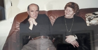 Hana Hrdinová with her husband Miroslav Hrdina, mid 90s