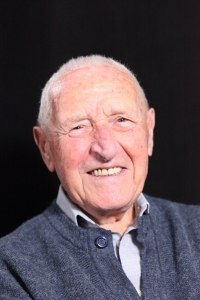 Vladimír Menšík during recording for Post Bellum, 2022