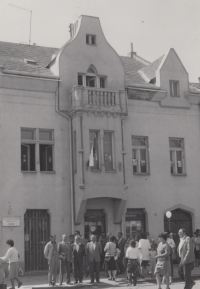 Kyjov Pharmacy during the Slovak Year in 1991