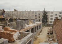 Construction of the pharmacy building