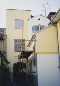 Construction of the pharmacy building