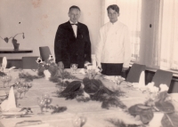 Brother Zdeněk during training, Pardubice, 1960s