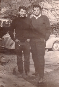 From left: brother Zdeněk and Josef, 1970s
