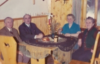 Parents from left and right and Mr. and Mrs. Efler in the middle