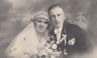 Wedding photo of parents