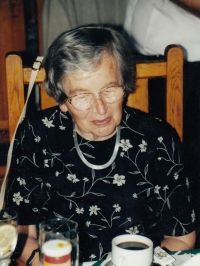 Mum of Jaroslav Jirman at his birthday celebration, after 2000