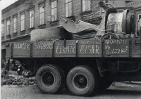 Another form of resistance of the inhabitants of Trutnov against the invasion, August 1968