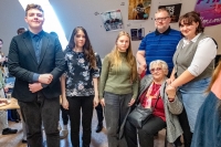 Anna Novotná and her team in the project Stories of our neighbours