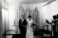 Wedding of Jana Hochová, 1976
