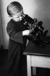 Jiří Růžička in his childhood
