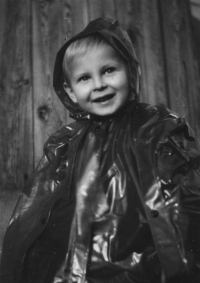 Jiří Růžička in his childhood