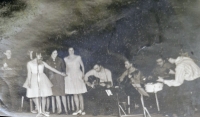 Variety show group - photos from the performance in 1962