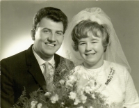 Wedding of Marie Kábelová, 1964