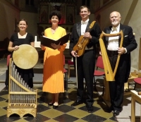 Ars Cameralis concert, left to right: Kristýna Kosíková, Oldřiška Richter Musilová, Martin Matoušek, Lukáš Matoušek, 2024