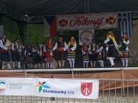 Alexander Papageorgiou during the Folkmáj festival in Javorník, 2022