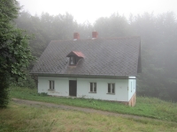The former forester´s house - the only house still standing in the extinct settlement of Růženec, 2025