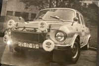 Pretekárske auto Škoda Rally