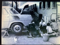 Začiatky pretekania a večné opravy 2