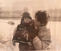 Pád Železnej opony pri Dunaji s manželkou Vierkou a synom 2