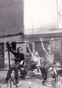 Vladimír Koronthály with Marián Hošek and Peter Kresánek