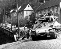 Arrival of the American army in Loket, April 1945