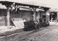 Glassworks in Nové Sedlo, 1970s