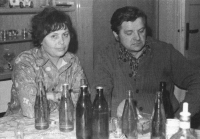 Vilém Lasák with wife Hilda