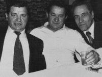 Left to right: Vilém Lasák, brother Josef, and brother-in-law