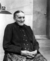 Adéla Lasáková's grandmother Mariana Flašková, probably 1940s