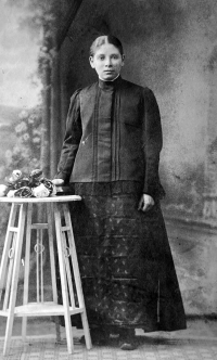 Adéla Lasáková's aunt Marie Flašková, 1930s