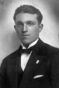 Adéla Lasáková's father Maxmilián Baďura, 1930s