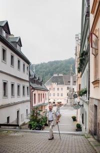 Jan Mosebach currently in Loket. Photo: Barbora Mráčková