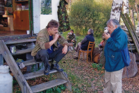 Meeting of CSOP Velešín, right, head of CSOP Jiří Růžička, 2009