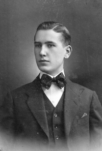 Milan Weber's father Jan, Ostrava, December 1915