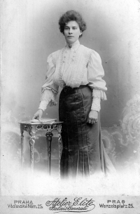 Milan Weber's grandmother Kateřina Doležalová, around 1900