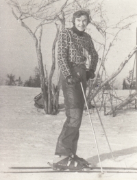 Miroslav Drábek skiing, 80s