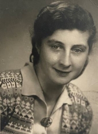 Blanka Matějková in her youth