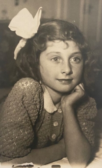 Blanka Matějková in her childhood