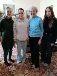 With the team from the Stories of Our Neighbours project