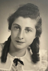 Blanka Matějková in her youth