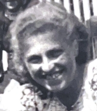 Věra Veselá in the 1940s